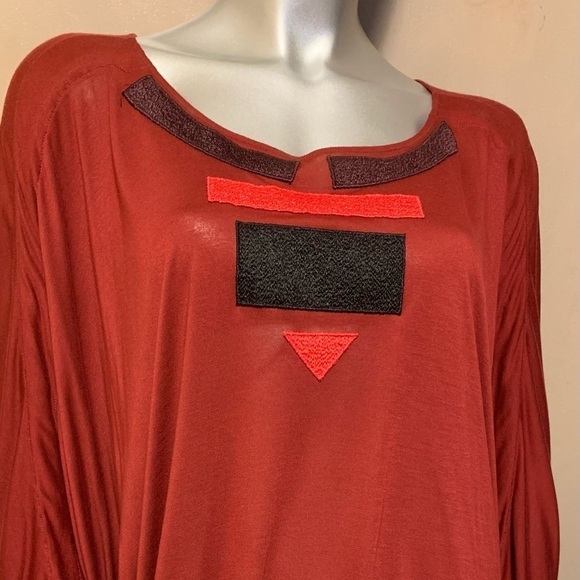 𝅺AUTHENTIC BOTTEGA VENETA Burgundy Tunic Top L - Picture 5 of 13